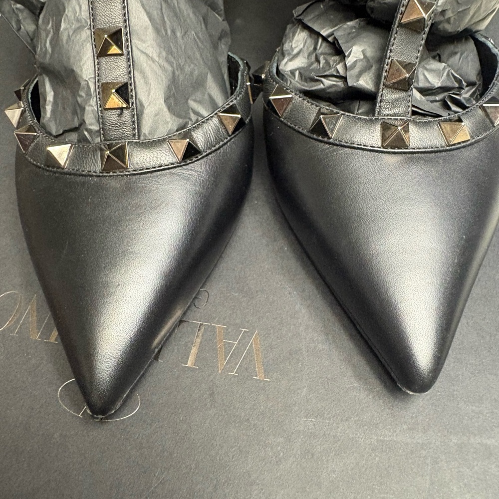 Valentino caged heel rockstud pumps sz 37 - Picture 6 of 7